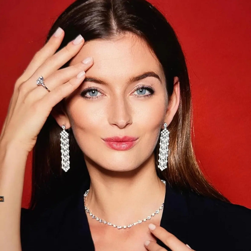 Tribeca Diamond Chandelier Earrings - Anna Zuckerman
