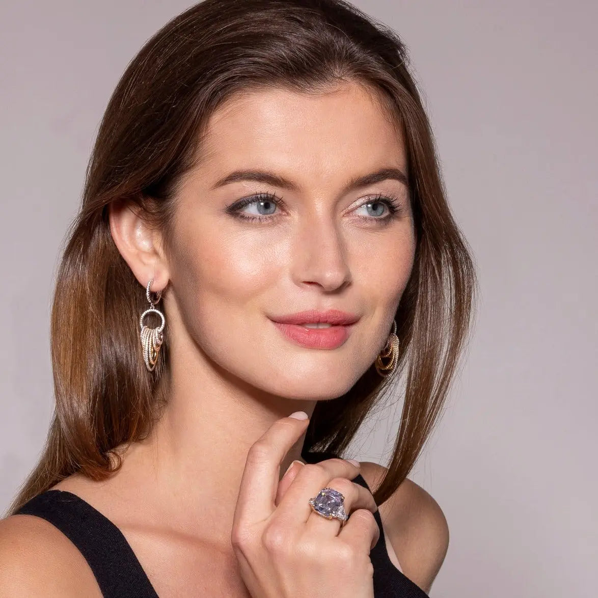 Trifecta Diamond Crystalline Earrings - Anna Zuckerman