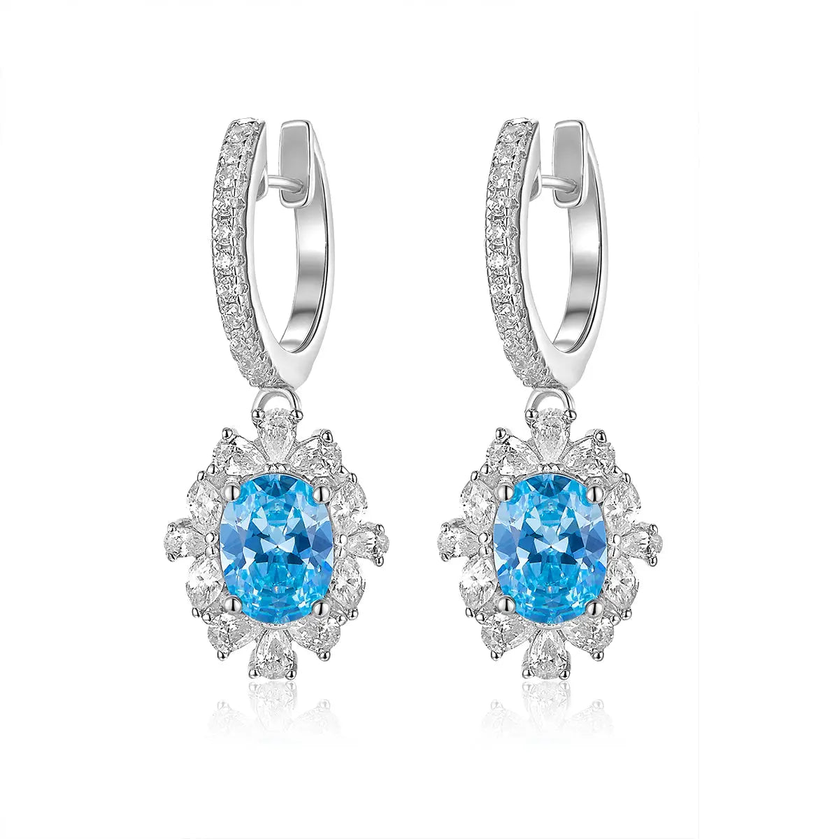Tu Tu Tango Earrings in Aquamarine Anna Zuckerman