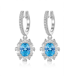 Tu Tu Tango Earrings in Aquamarine Anna Zuckerman