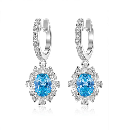 Tu Tu Tango Earrings in Aquamarine Anna Zuckerman