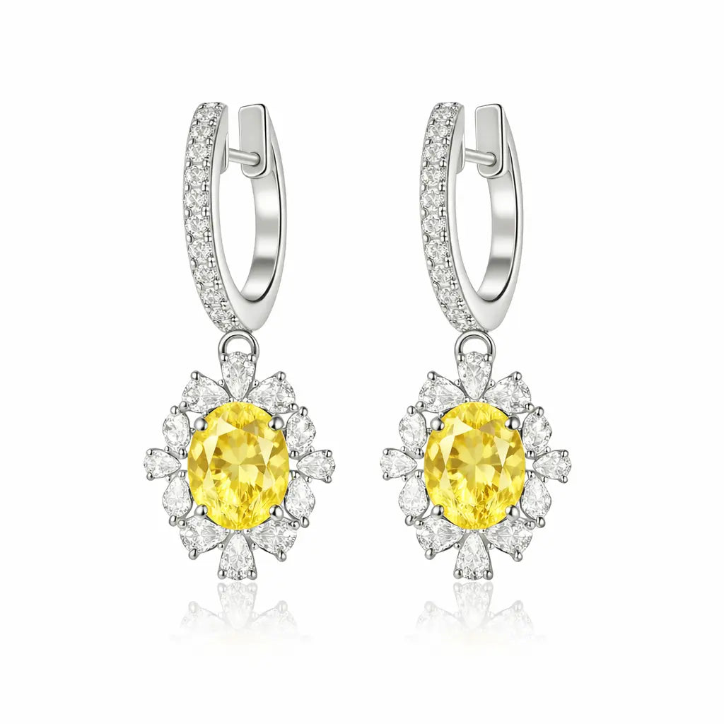 Tu Tu Tango Earrings in Canary Yellow Anna Zuckerman