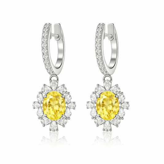 Tu Tu Tango Earrings in Canary Yellow Anna Zuckerman