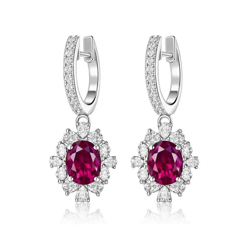 Tu Tu Tango Earrings in Ruby Anna Zuckerman