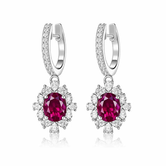 Tu Tu Tango Earrings in Ruby Anna Zuckerman