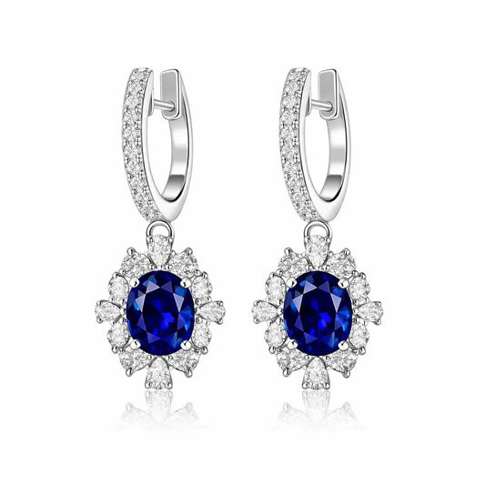 Tu Tu Tango Earrings in Sapphire Anna Zuckerman