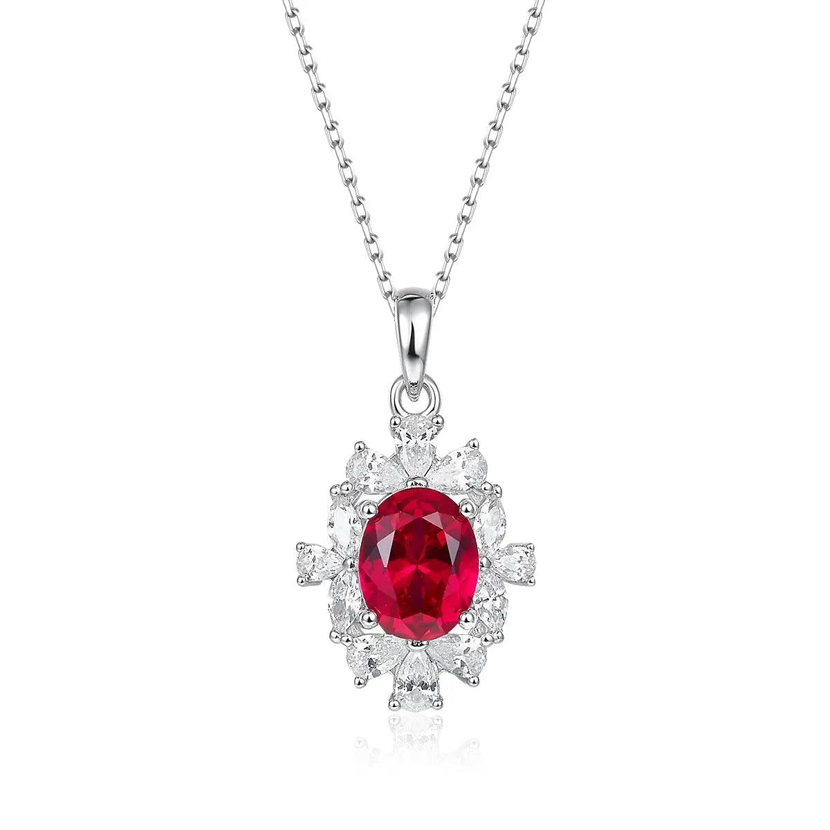 Tu Tu Tango Necklace in Ruby Anna Zuckerman
