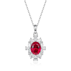 Tu Tu Tango Necklace in Ruby Anna Zuckerman