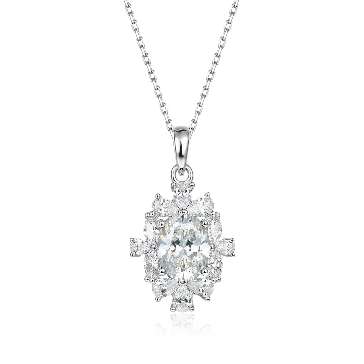 Tu Tu Tango Necklace in White Diamond Anna Zuckerman