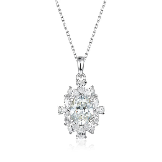 Tu Tu Tango Necklace in White Diamond Anna Zuckerman