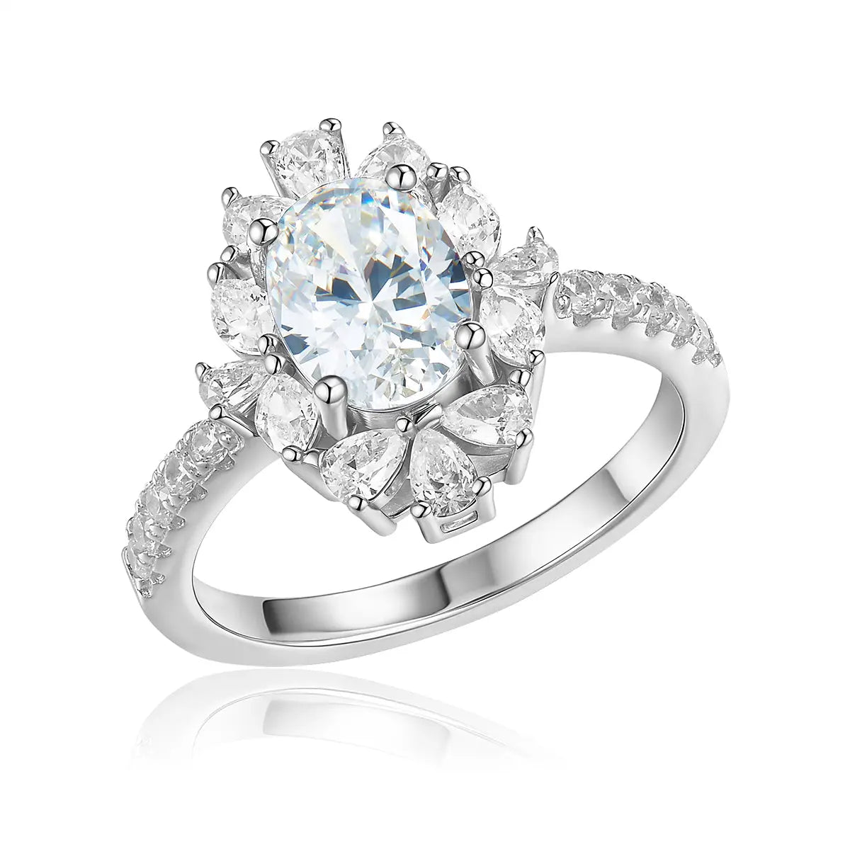 Tu Tu Tango Ring in White Diamond Anna Zuckerman