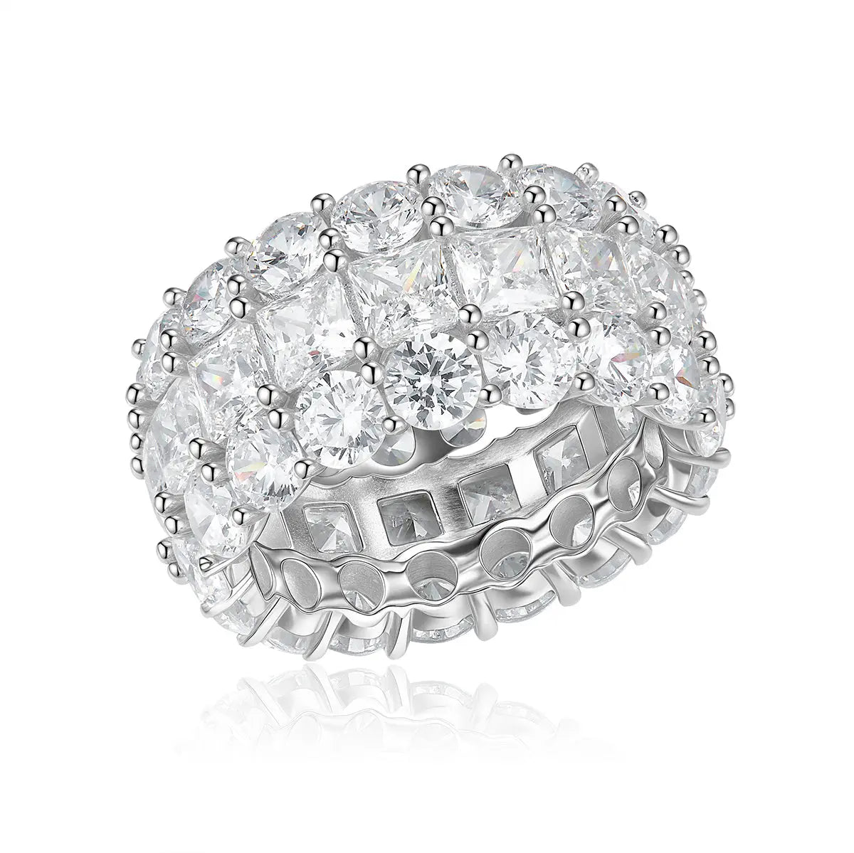 Unforgettable 3 Row Eternity Ring Anna Zuckerman