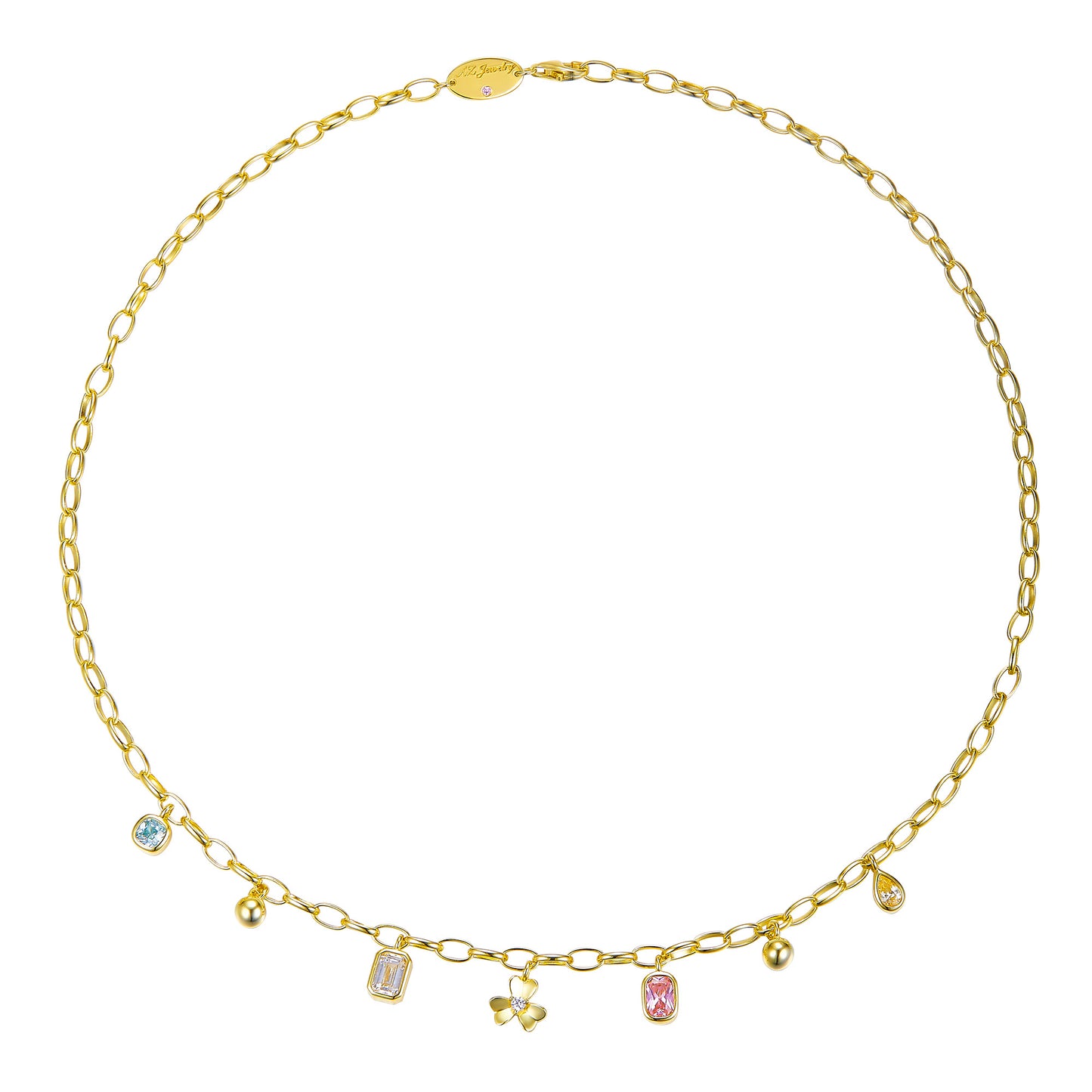Valeria Rainbow Necklace Anna Zuckerman