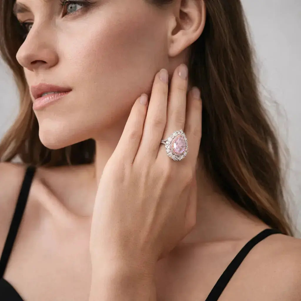 Versailles Pink Diamond Ring Anna Zuckerman