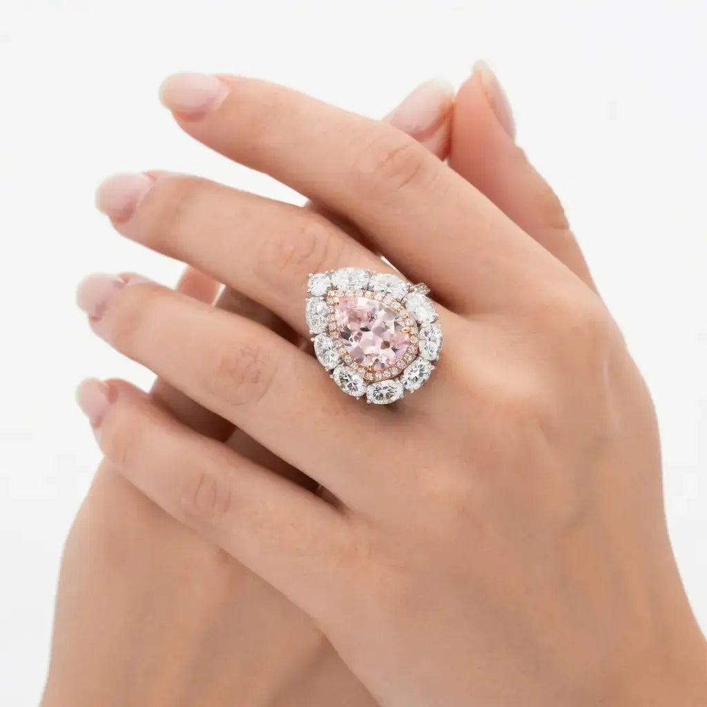Versailles Pink Diamond Ring Anna Zuckerman