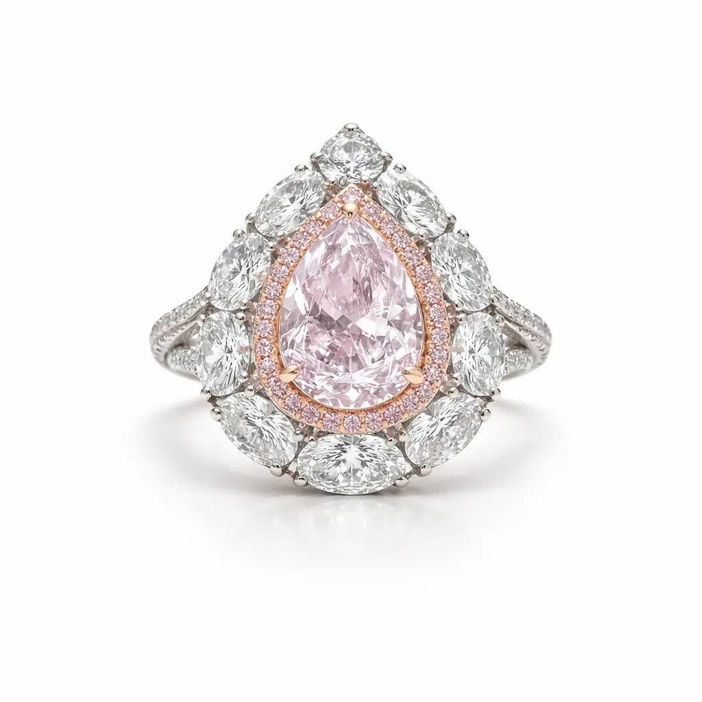 Versailles Pink Diamond Сrystalline Ring Anna Zuckerman