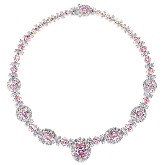 Worth Avenue Necklace in Argyle Pink Crystalline