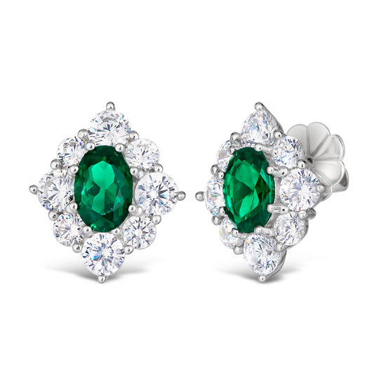 Rodeo Drive Emerald  Earrings