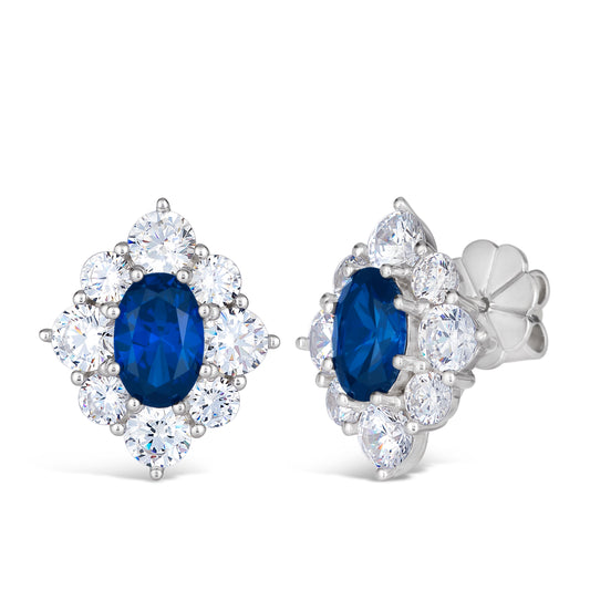 Rodeo Drive Blue Sapphire Earrings