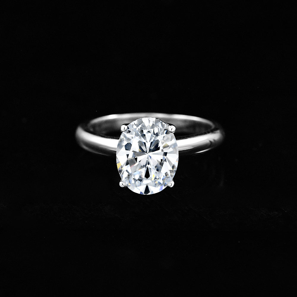 3 Carat Oval Solitaire Ring
