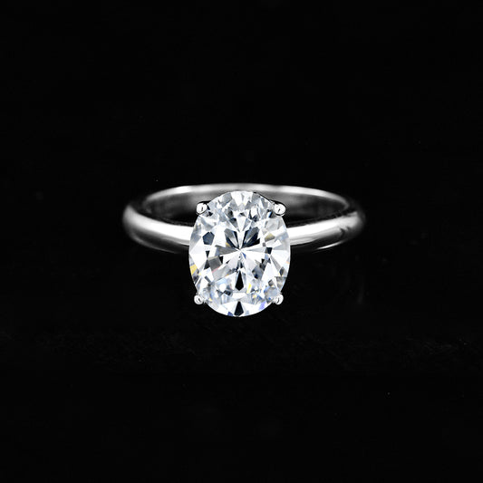 3 Carat Oval Solitaire Ring