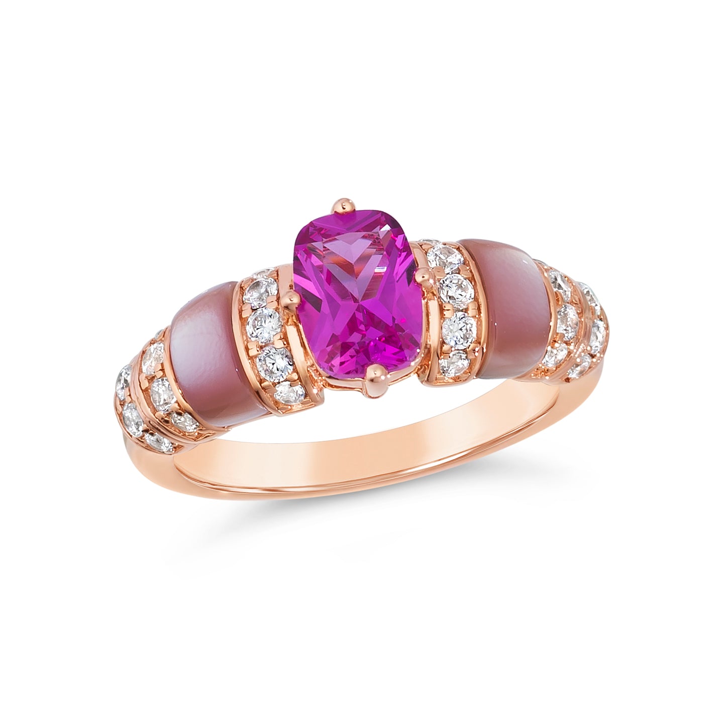 Asherah Pink Sapphire Ring
