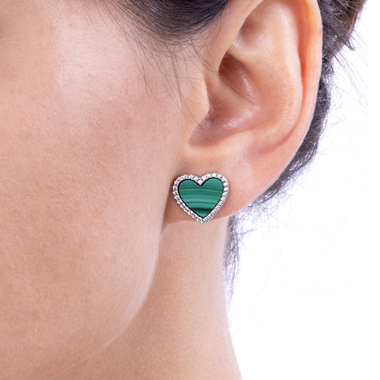 House of Cards 04 Malachite Earrings