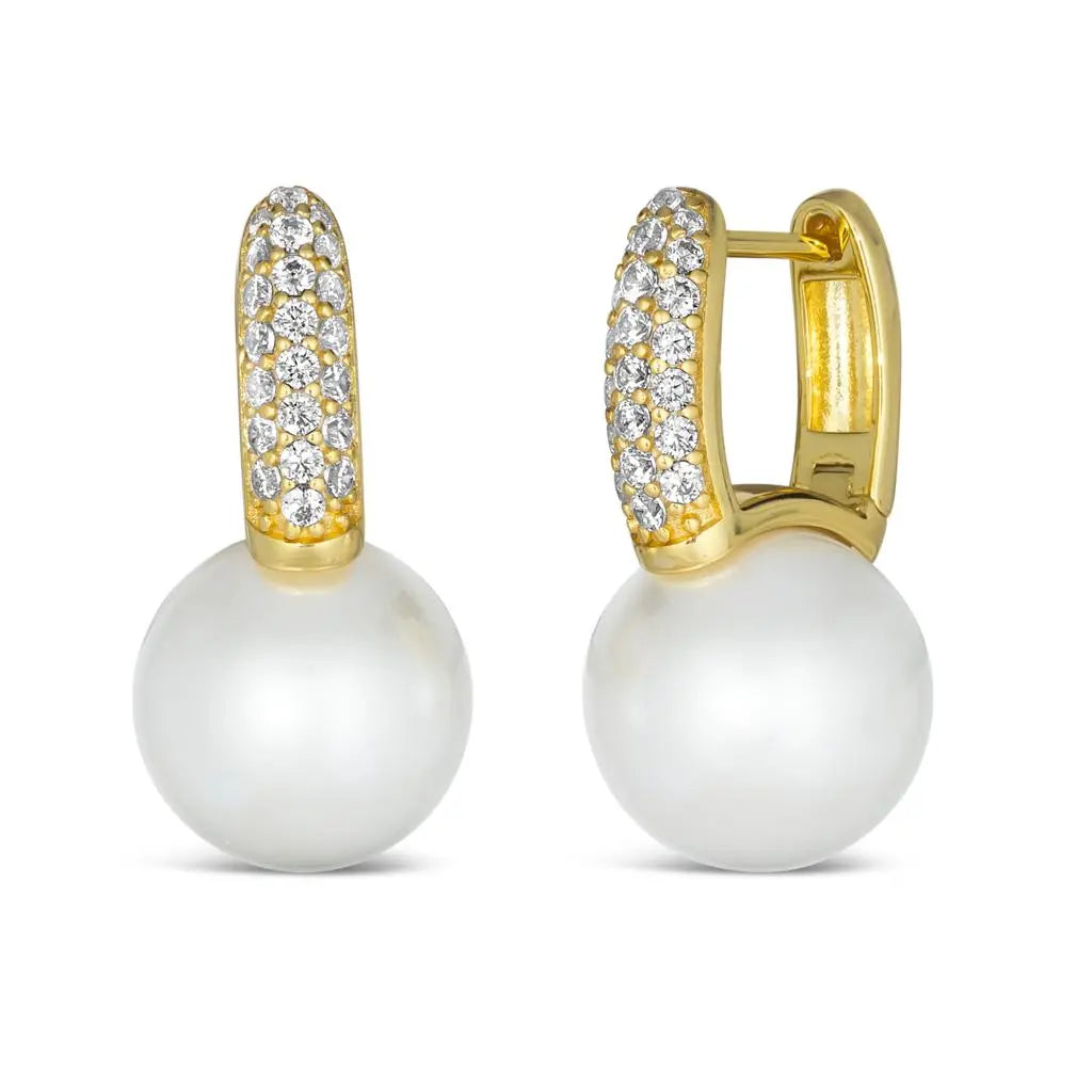 Yoko Pearl Earrings Anna Zuckerman
