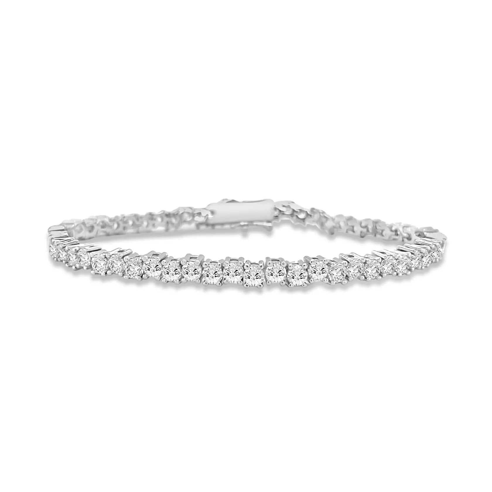 Zig Zag Tennis Bracelet Anna Zuckerman