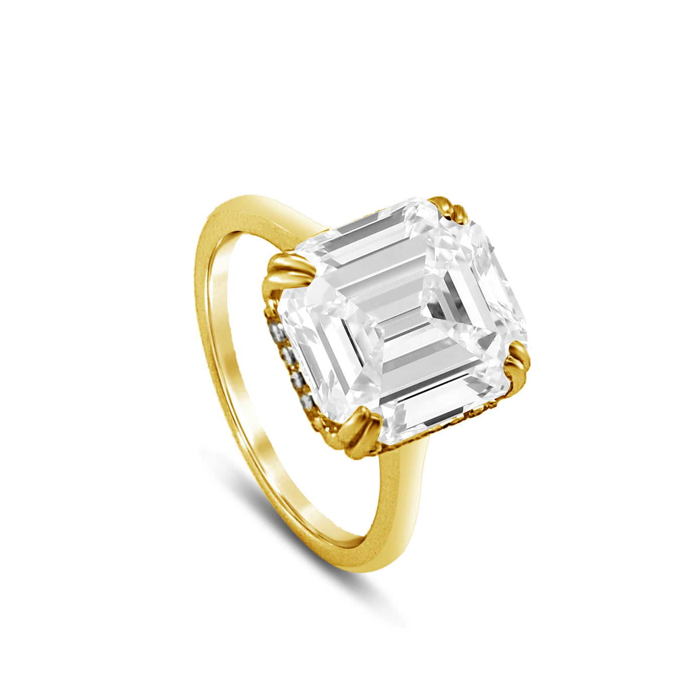 Sasha 6 Carat Skinny Solitaire Ring