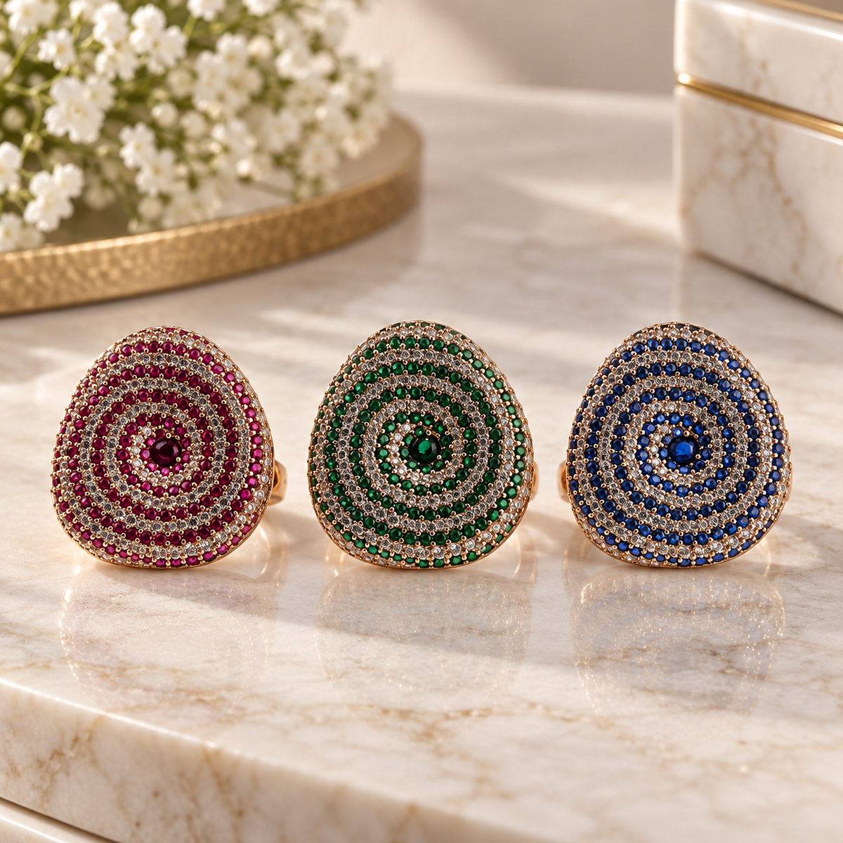 Mirage Cocktail Ring by AZ Essentials
