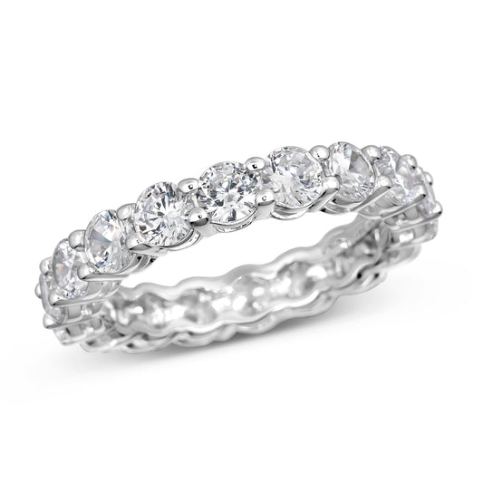 3.5 Carat Shared Prong Eternity Ring