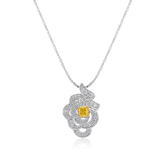 Canary Rose Necklace