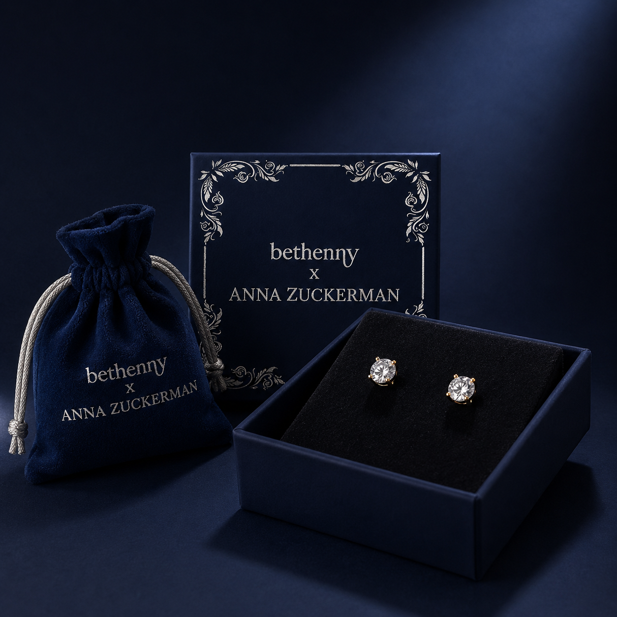 Bethenny Frankel x Anna Zuckerman Just Like Diamonds 4 Carat Studs