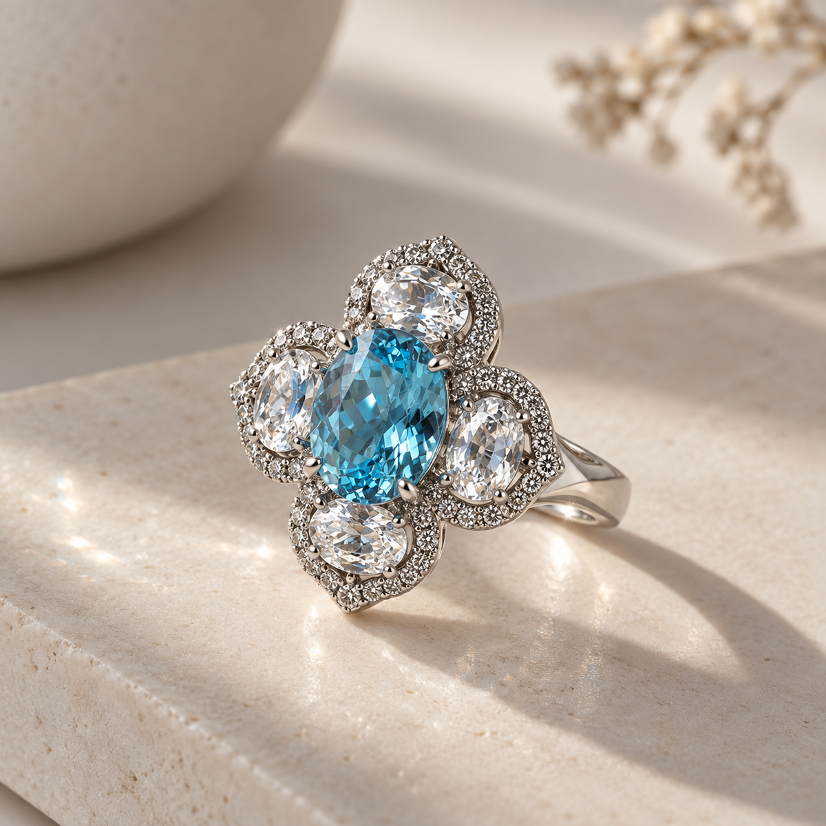 Bluebell Flower Ring by AZ Essentials