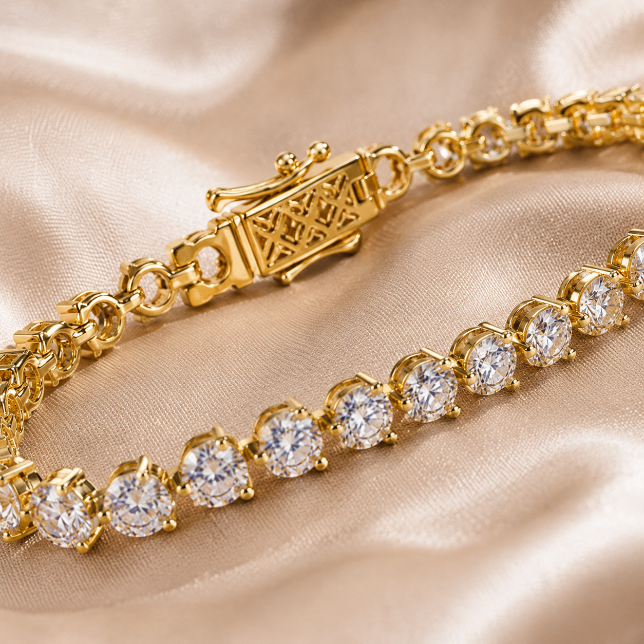 30 Carat Martini Tennis Bracelet