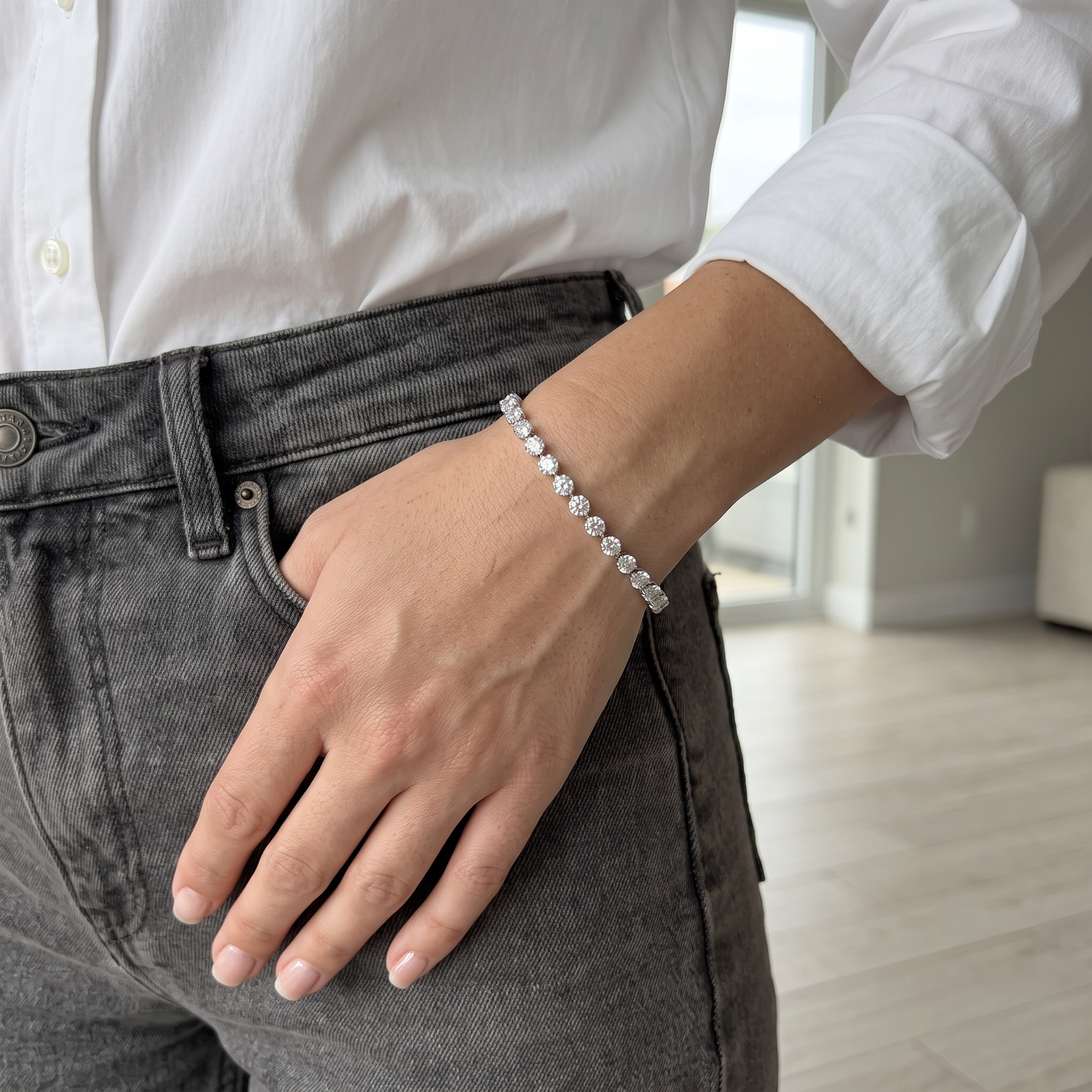 Celine Tennis Bracelet