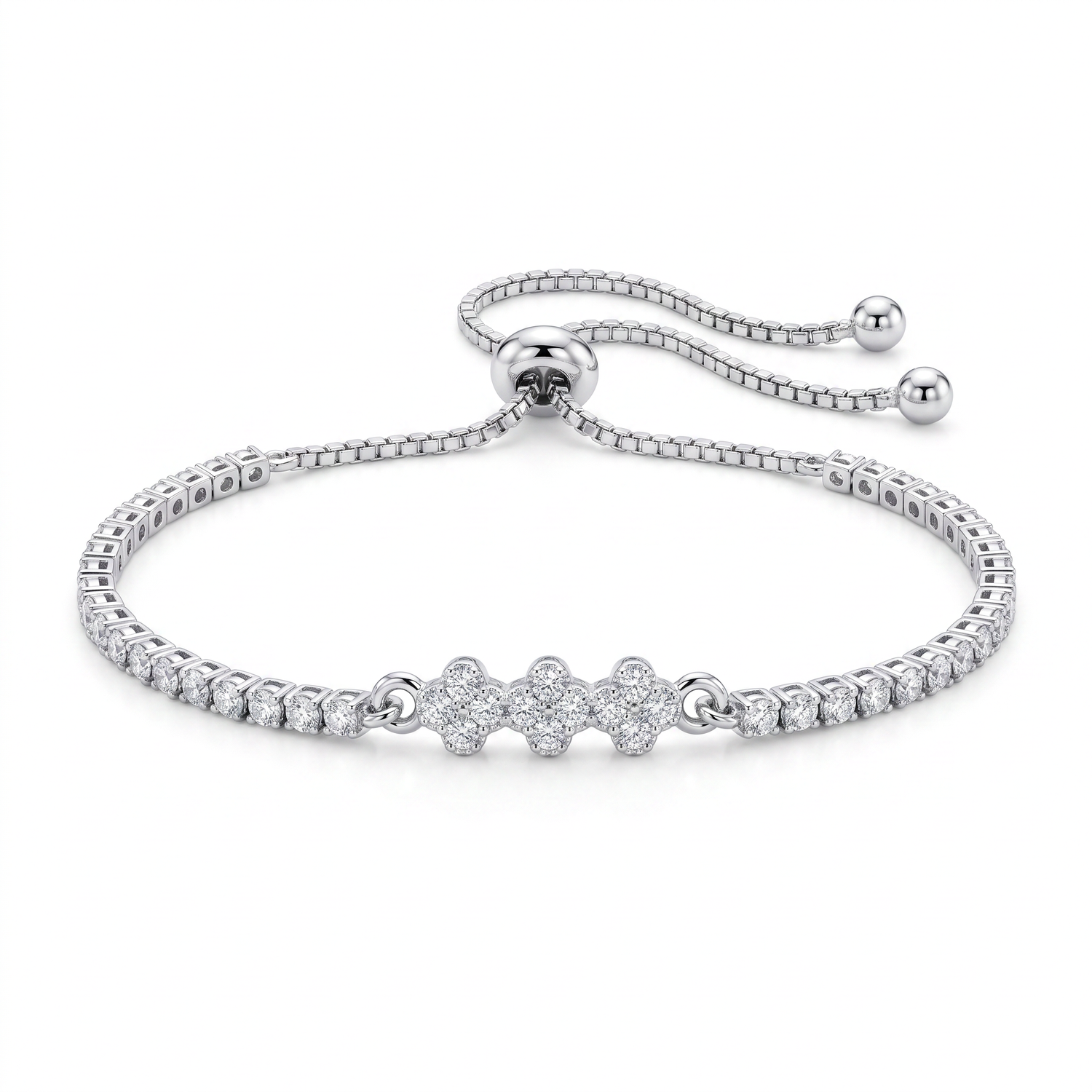 Flower Trio Bolo Bracelet by AZ Essentials