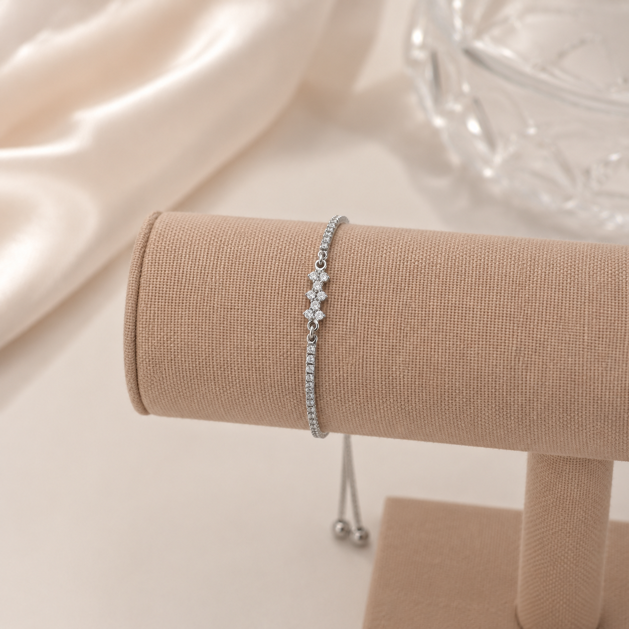 Flower Trio Bolo Bracelet by AZ Essentials