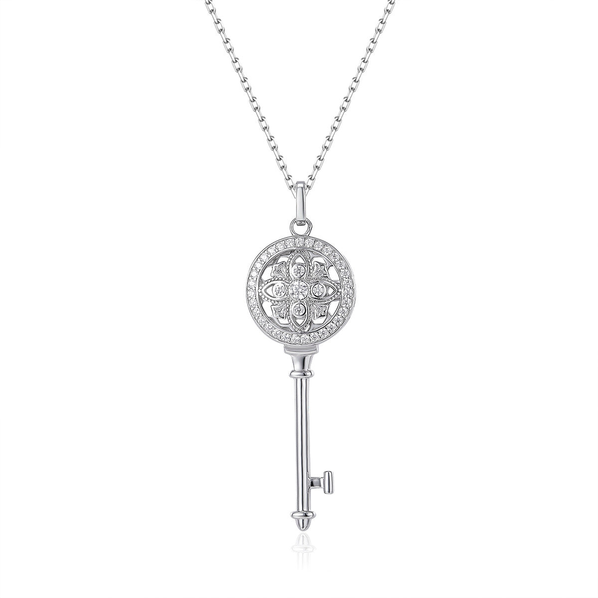 Crystalline Key Necklace Anna Zuckerman