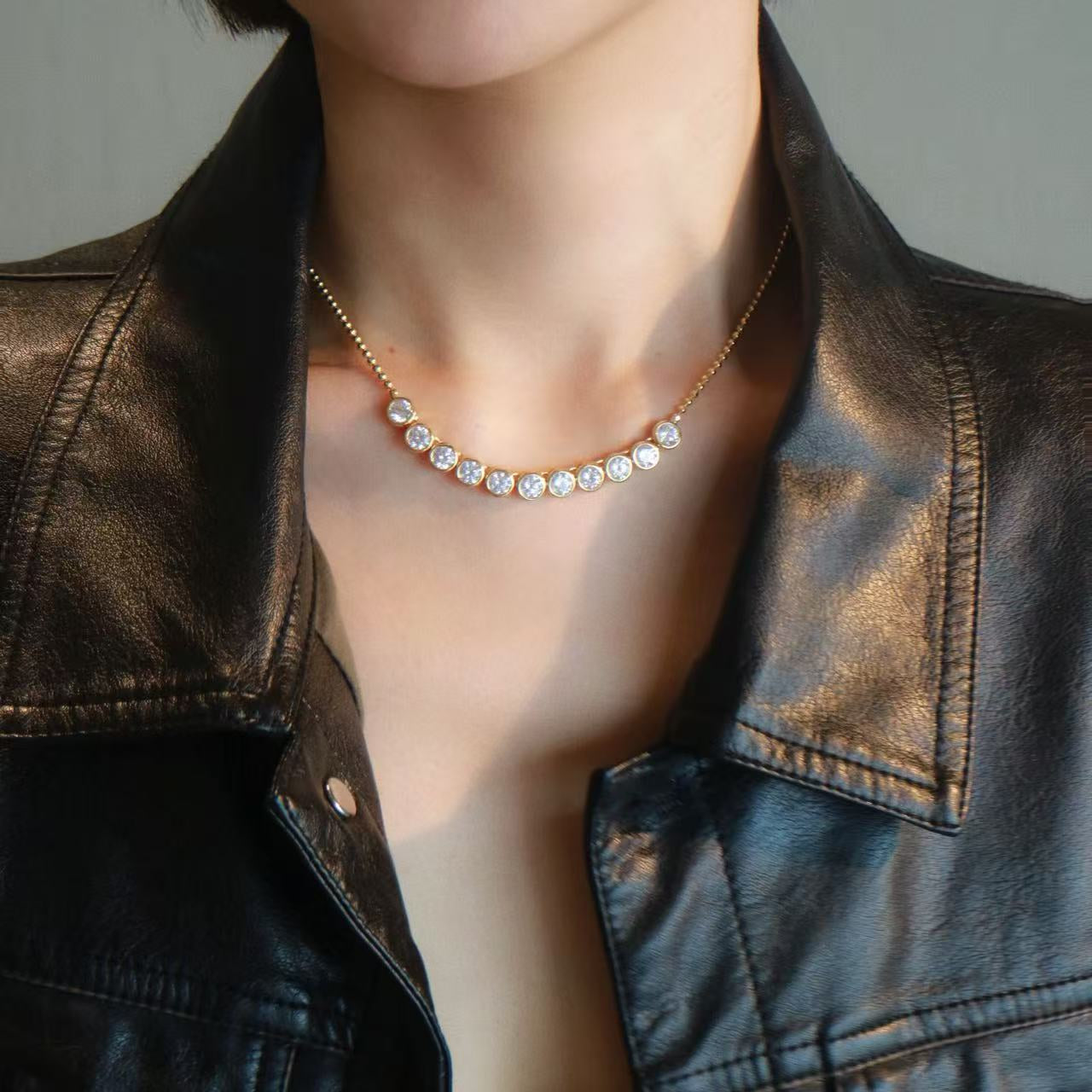 Bubble Bling Necklace Anna Zuckerman