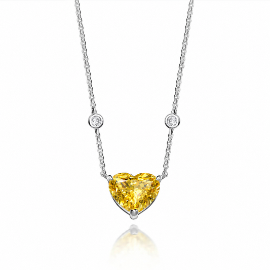 Chloe Zoe Necklace in Canary Yellow