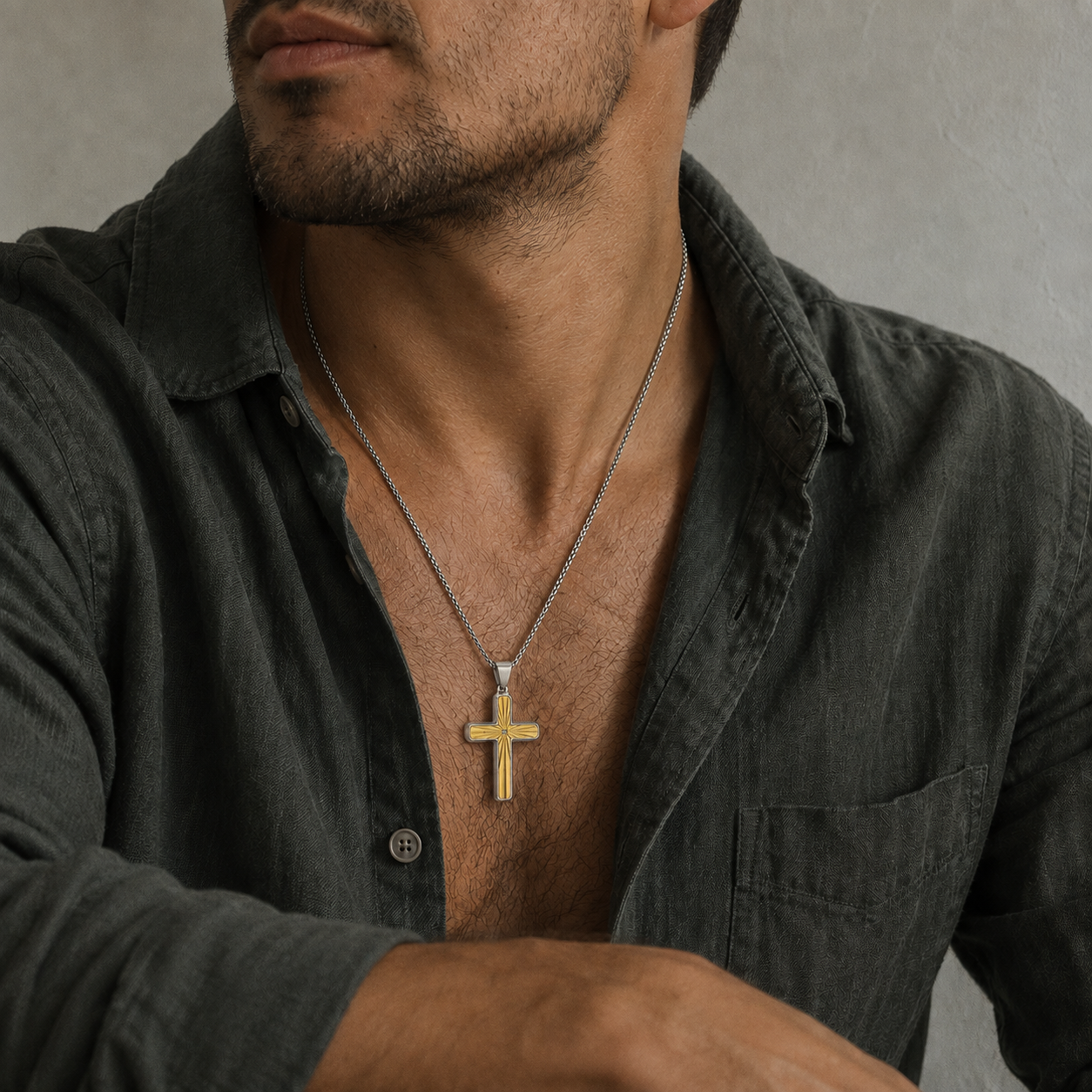 Aurelius Cross Necklace