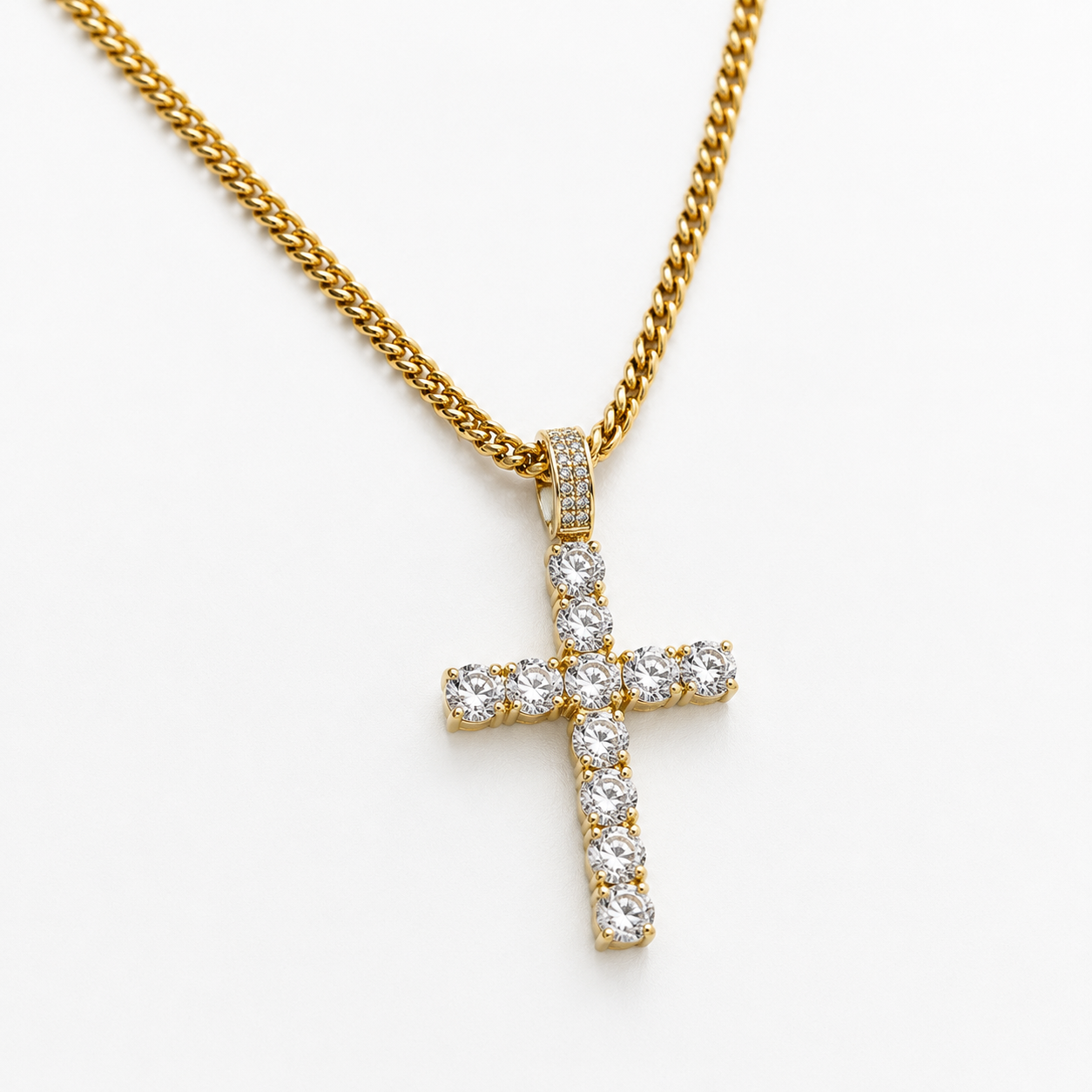 Men's 22in Cross Necklace
