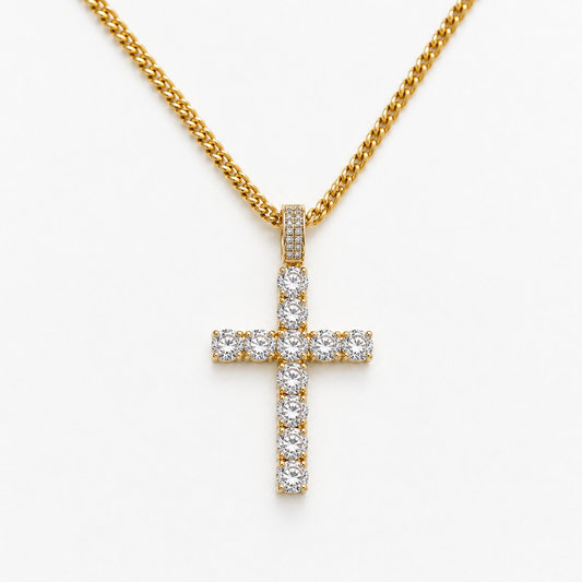 Men's 22in Cross Necklace
