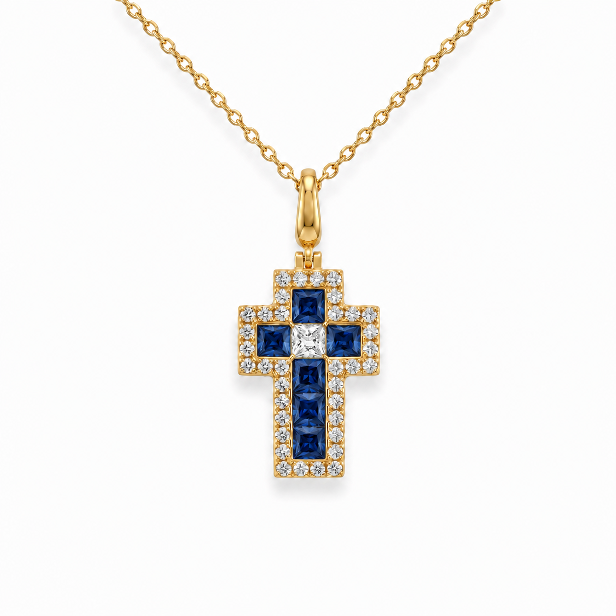 Reina Cross Necklace by Thalia
