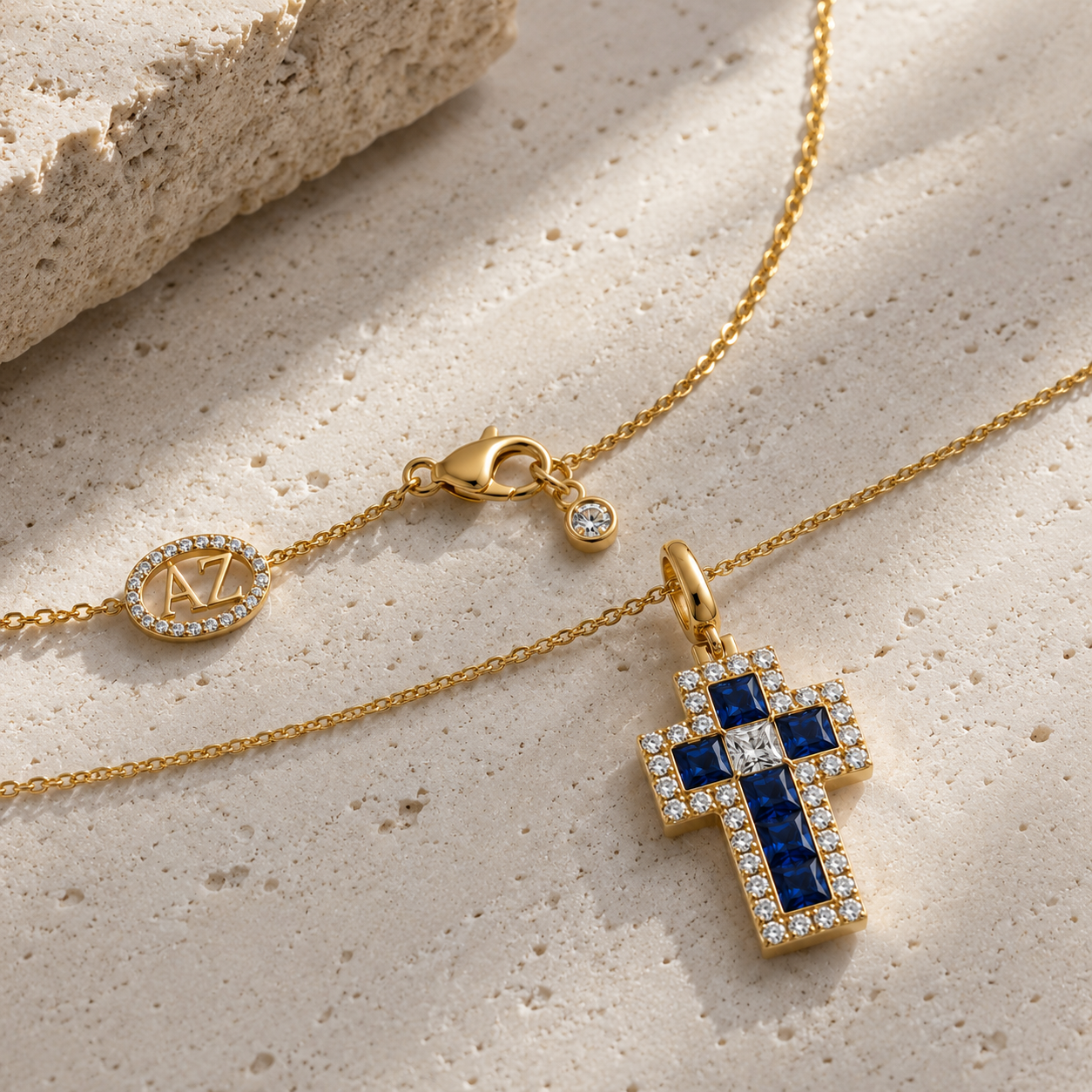 Reina Cross Necklace by Thalia