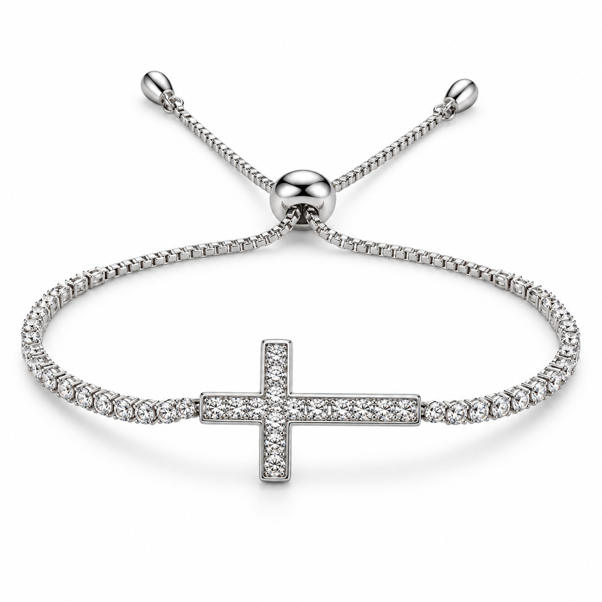 Faith Cross Bolo Bracelet by AZ Essentials