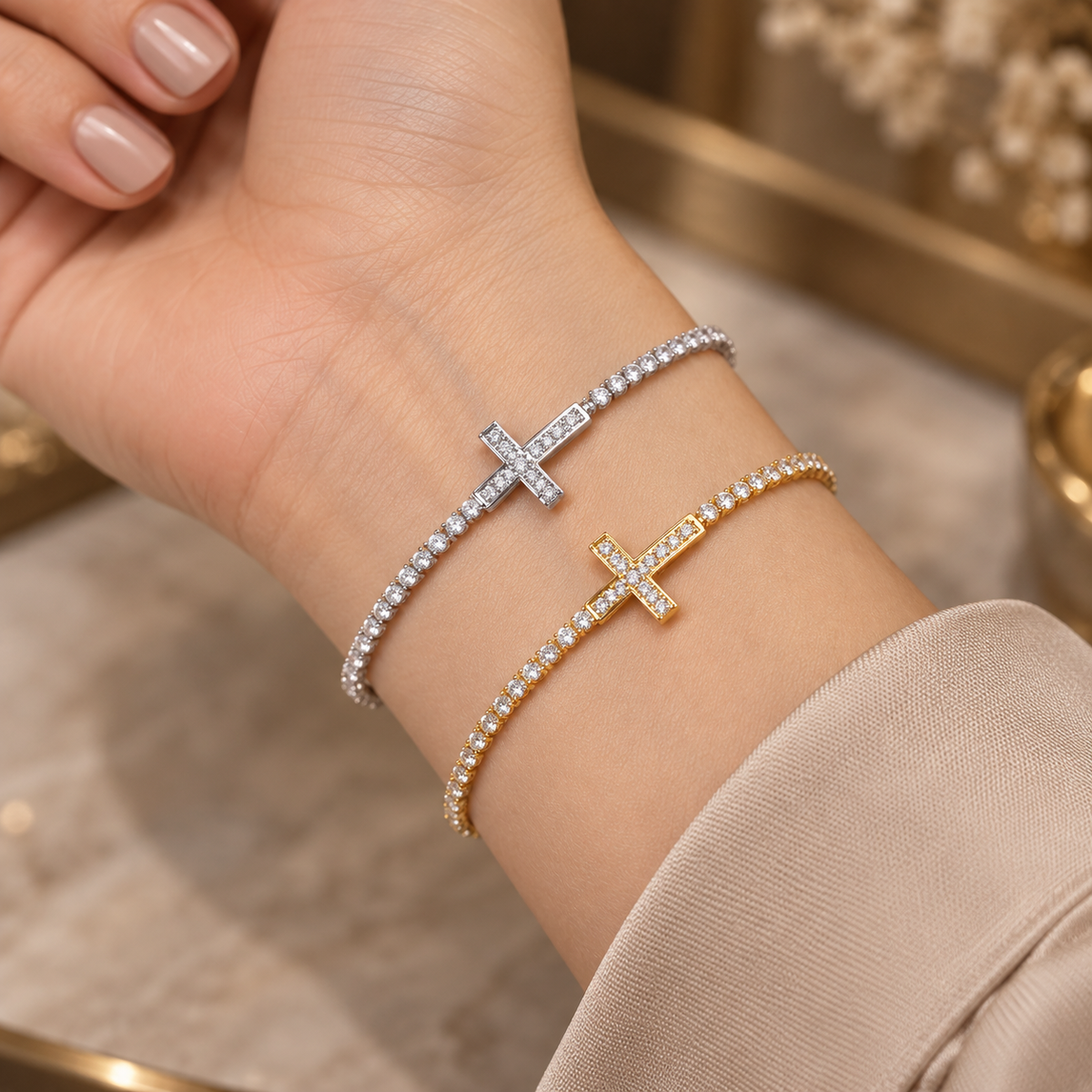 Faith Cross Bolo Bracelet by AZ Essentials