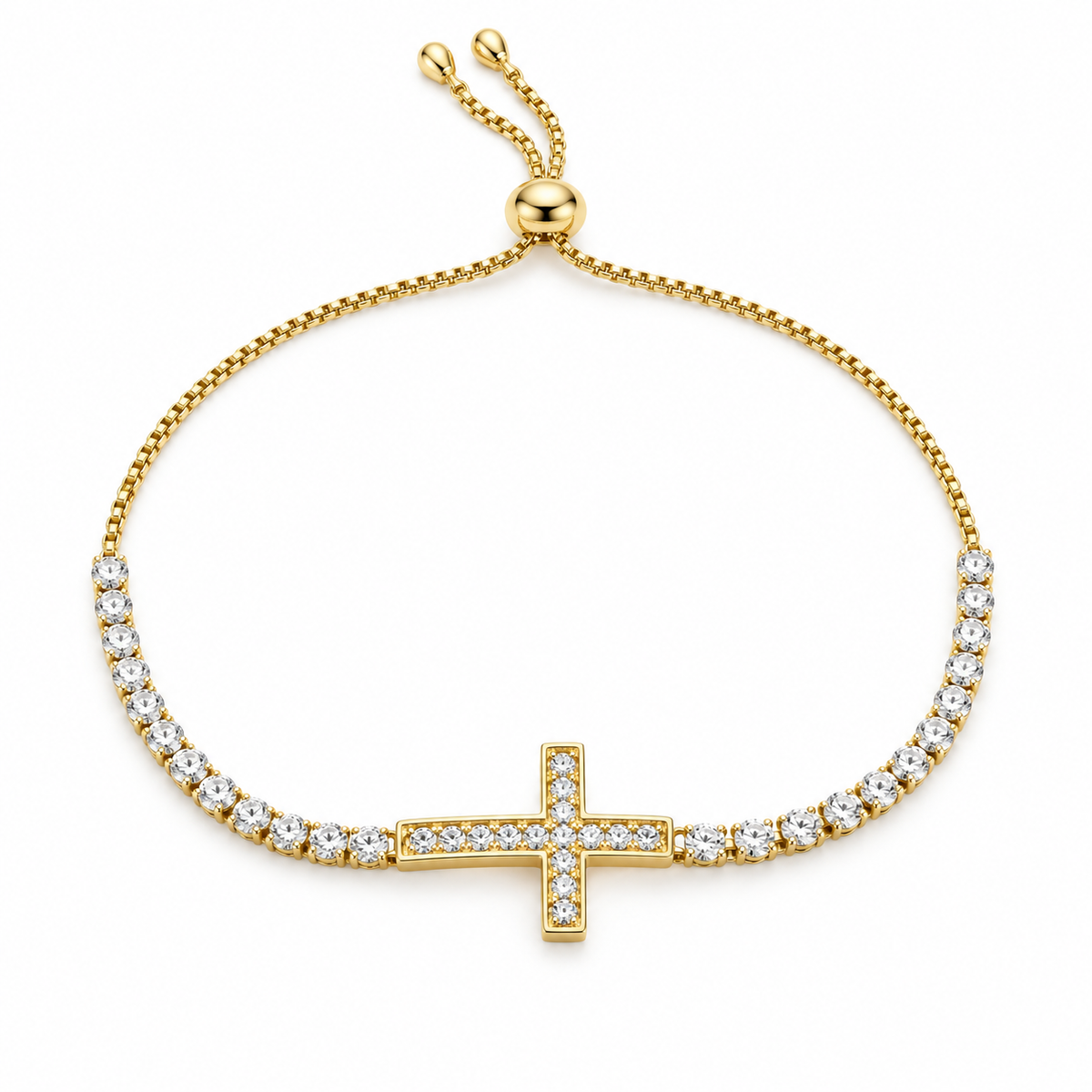 Faith Cross Bolo Bracelet by AZ Essentials